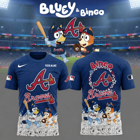 PREMIUM MLB X AB Bluey & Bingo Comic Shirt NDT NHM 260526