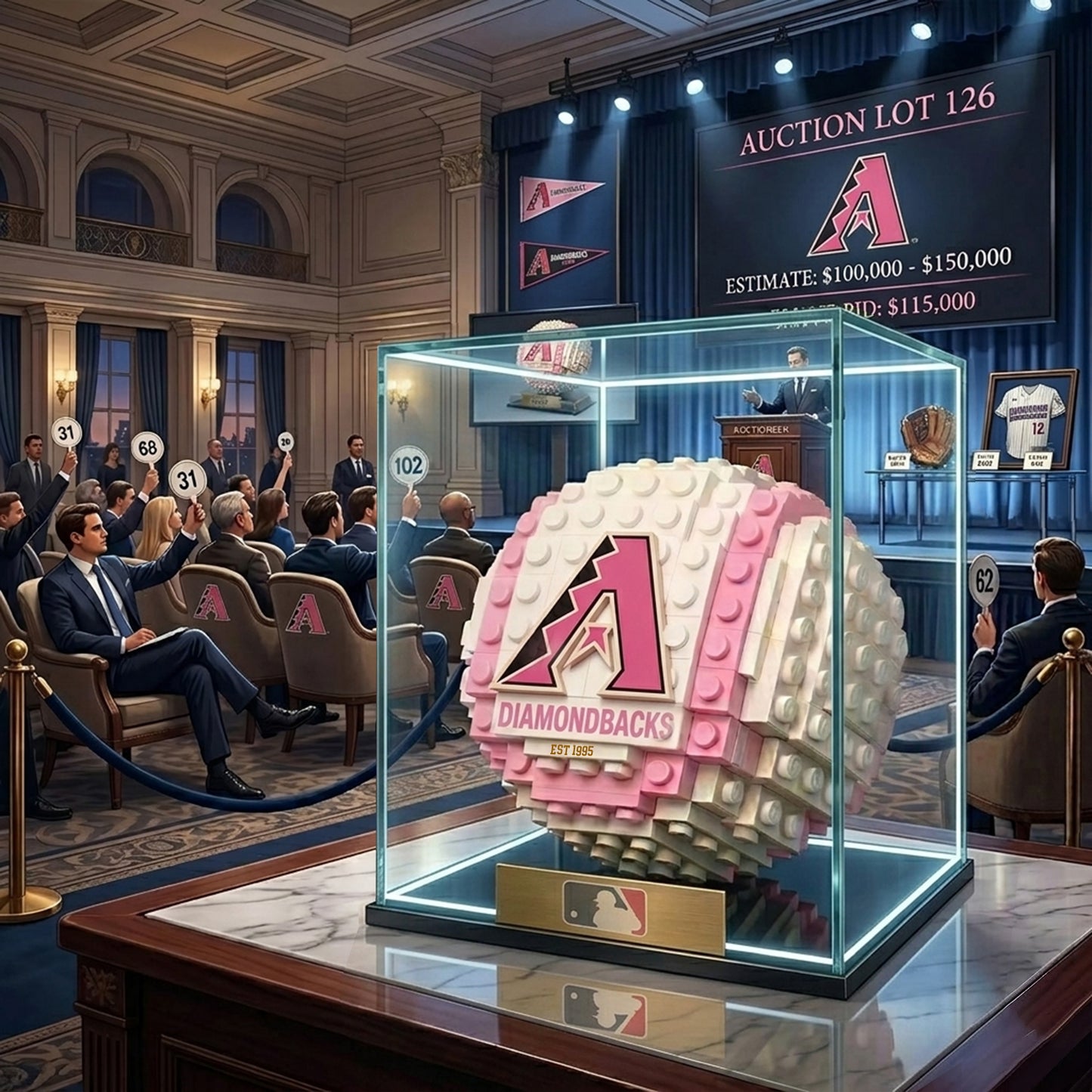 PREMIUM MLB ALL TEAM ANNIVERSARY 126TH The Heritage Masterpiece Brick Collection NDT NHM 280326