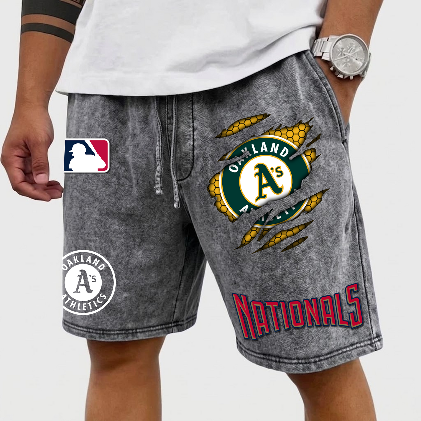 PREMIUM MLB X ATH WASH SHORT FOR SUMMERS HOLIDAY NDT VHM 080426