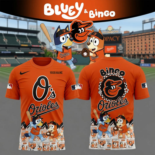 PREMIUM MLB X BO Bluey & Bingo Comic Shirt NDT NHM 260526