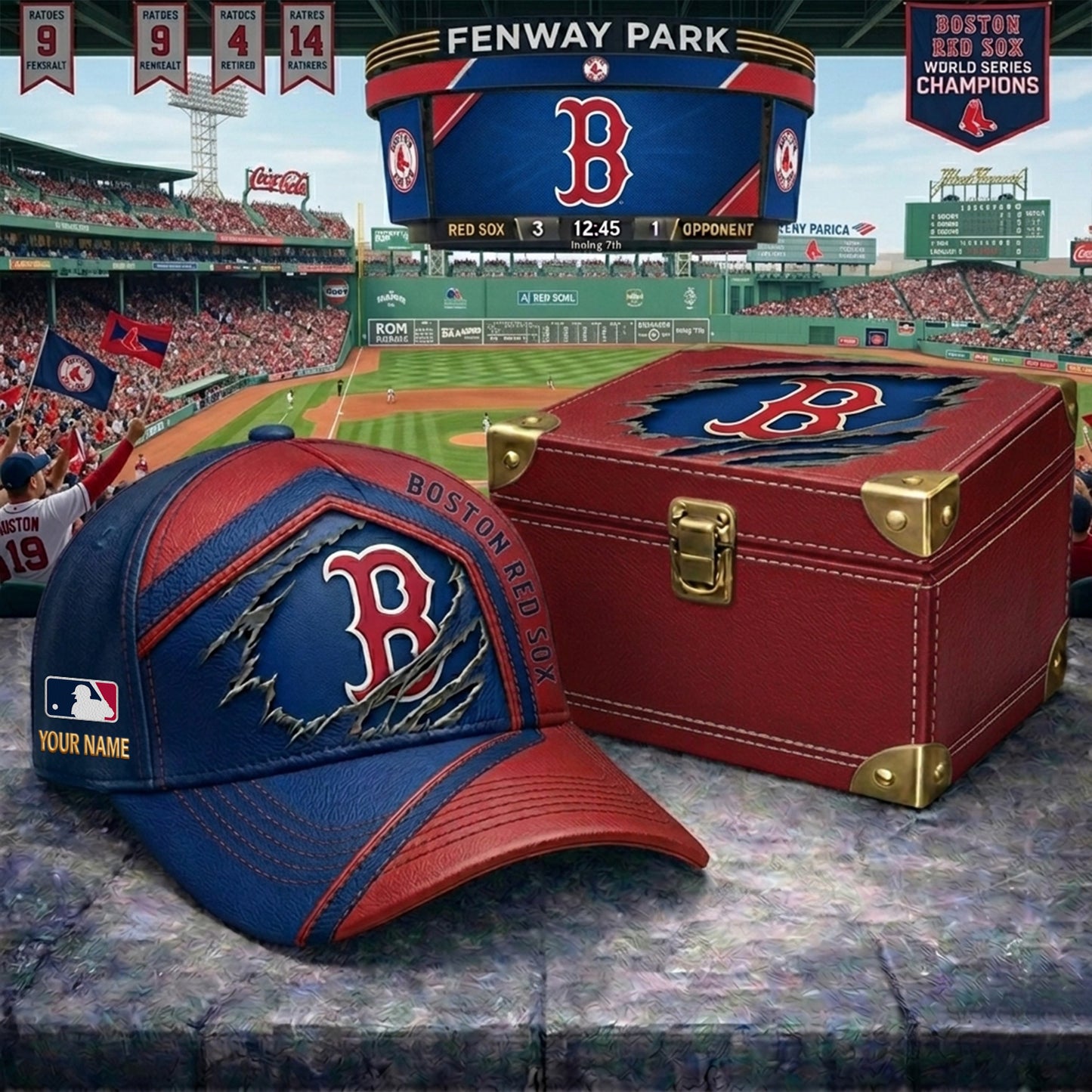 PREMIUM MLB X BRS CRACK CUSTOM NAME HAT NDT NHM 260526