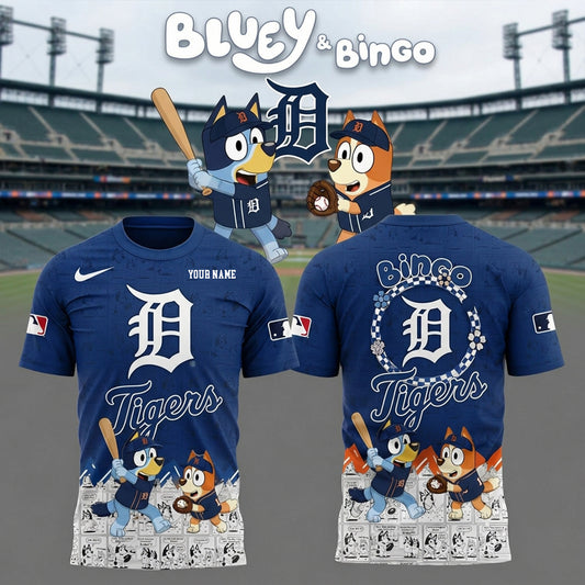 PREMIUM MLB X DT Bluey & Bingo Comic Shirt NDT NHM 260526