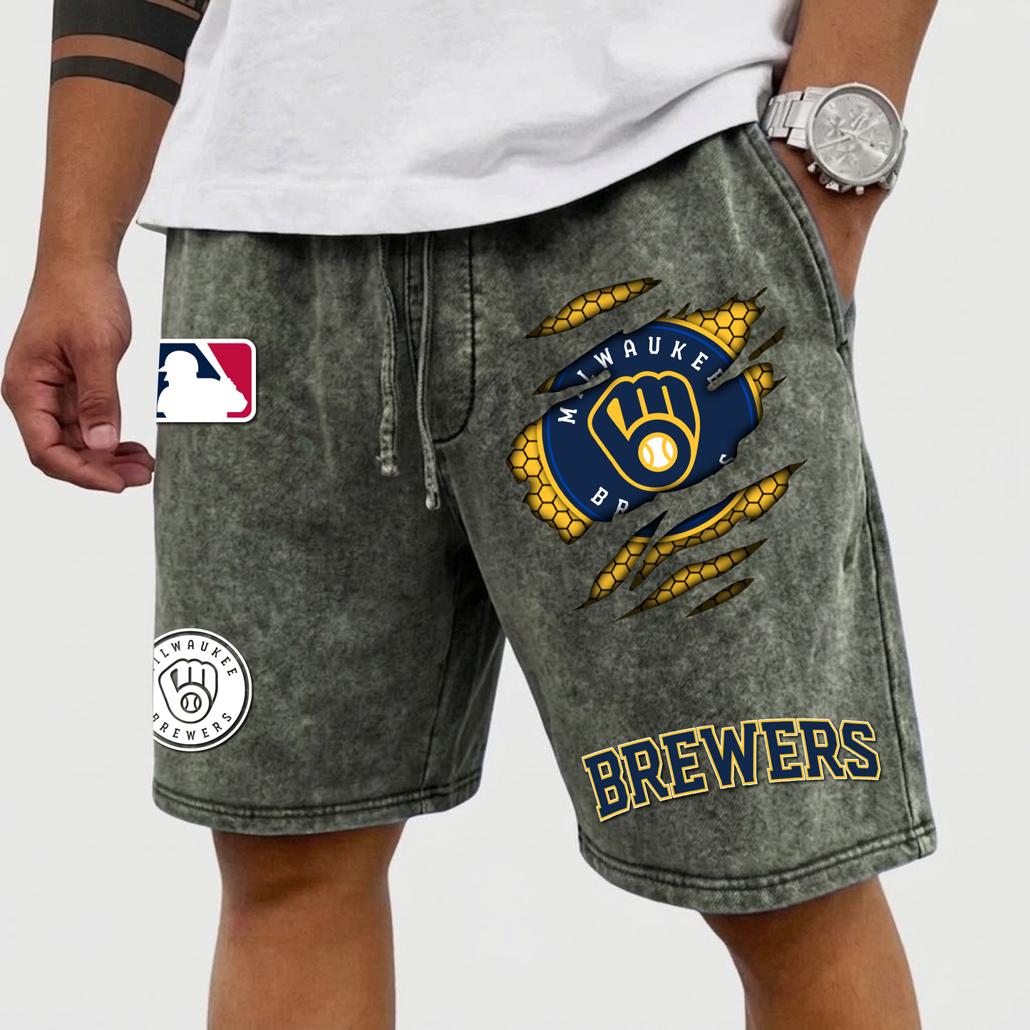 PREMIUM MLB X MB WASH SHORT FOR SUMMERS HOLIDAY NDT VHM 080426