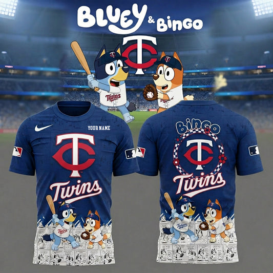 PREMIUM MLB X MT Bluey & Bingo Comic Shirt NDT NHM 260526