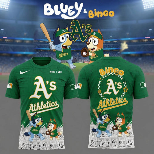 PREMIUM MLB X OA Bluey & Bingo Comic Shirt NDT NHM 260526