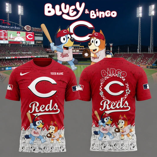 PREMIUM MLB X RED Bluey & Bingo Comic Shirt NDT NHM 260526
