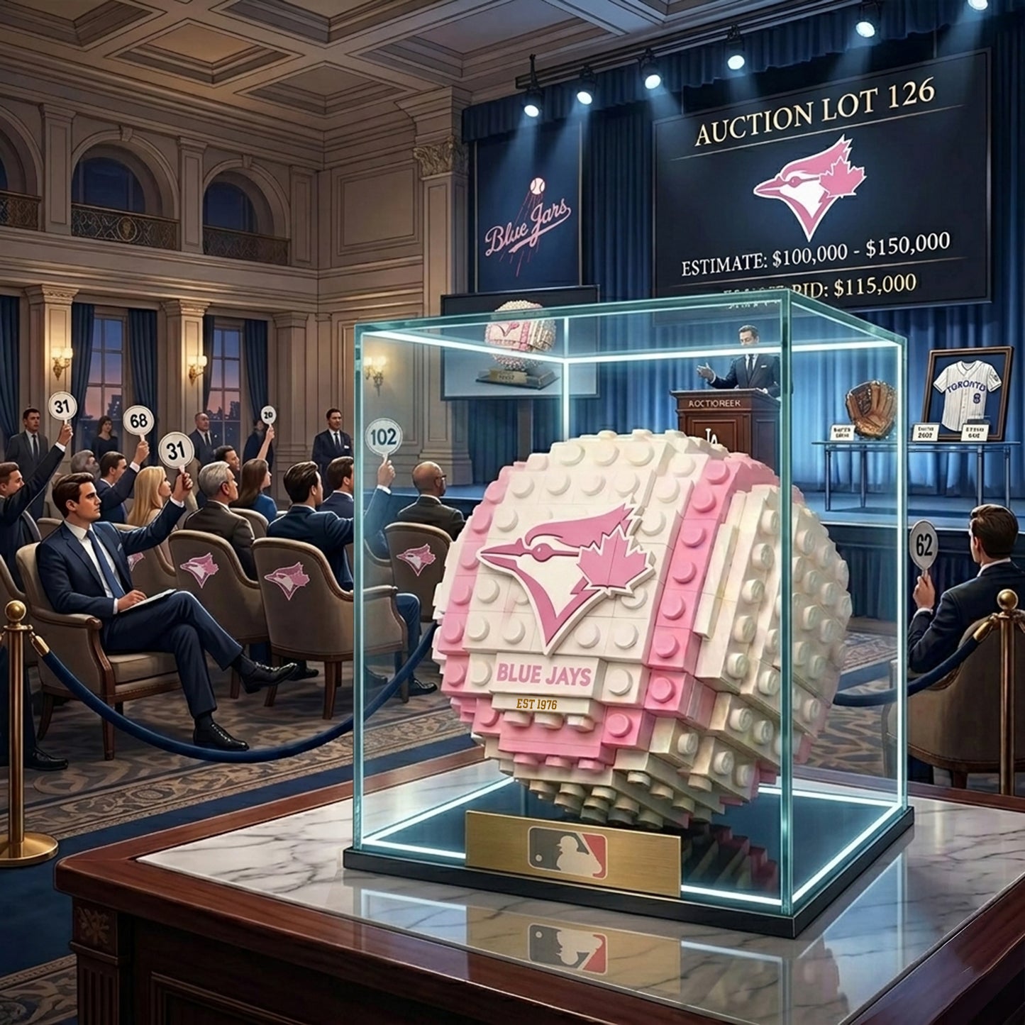 PREMIUM MLB ALL TEAM ANNIVERSARY 126TH The Heritage Masterpiece Brick Collection NDT NHM 280326