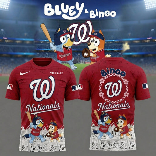 PREMIUM MLB X WN Bluey & Bingo Comic Shirt NDT NHM 260526