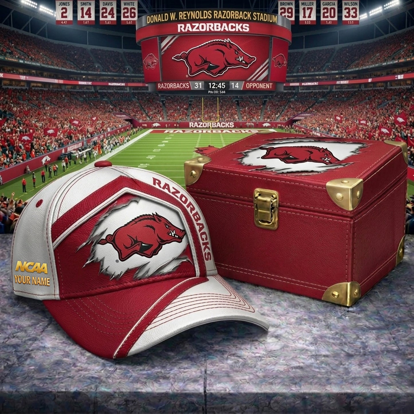 PREMIUM NCAA X AR CRACK CUSTOME HAT V3 NDT NHM 020626