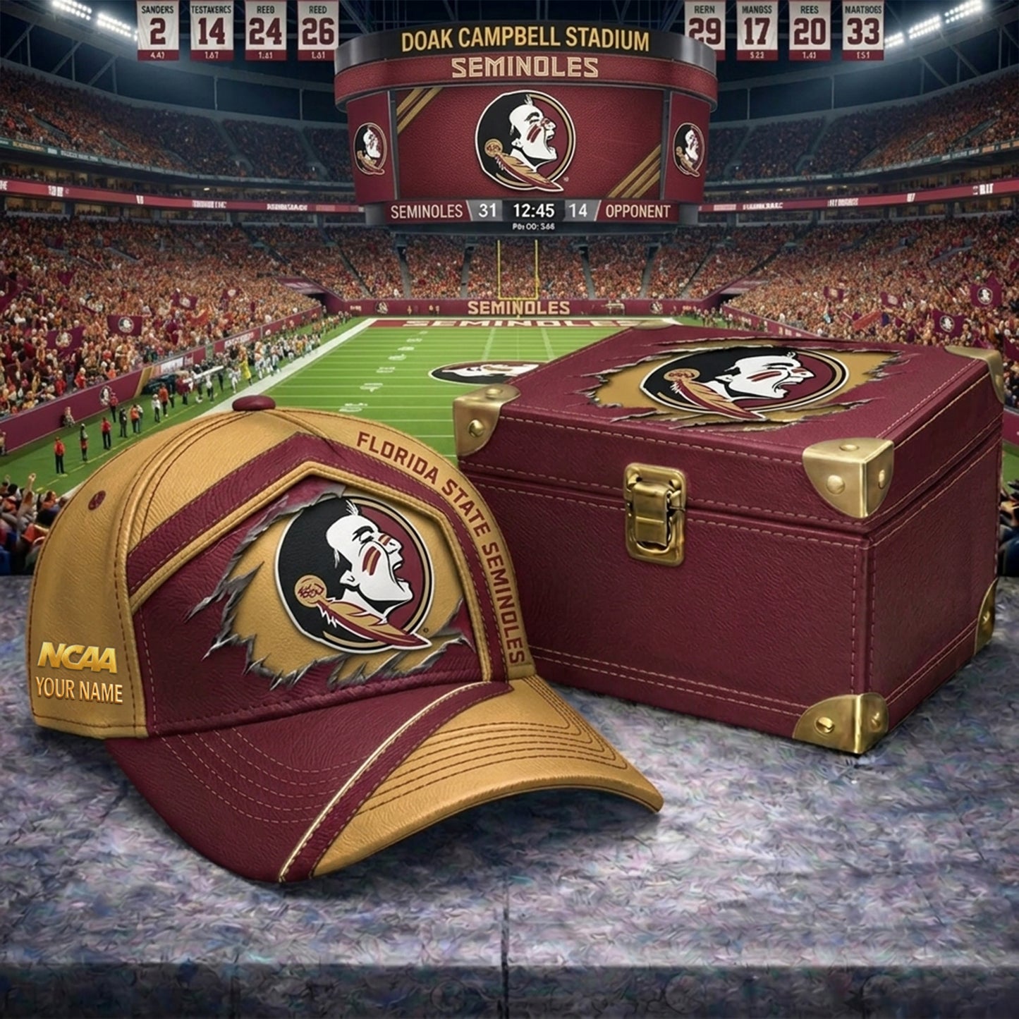 PREMIUM NCAA X FSS CRACK CUSTOME HAT V3 NDT NHM 020626