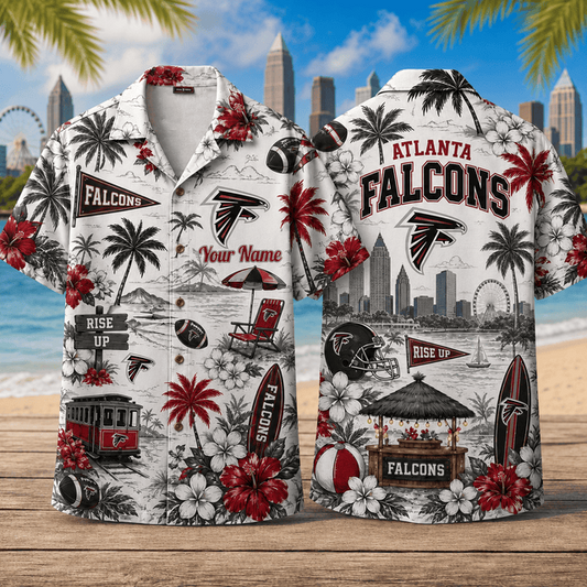 PREMIUM NFL X AF Personalized Hawaiian Shirt FOR SUMMER HOLIDAY 150626