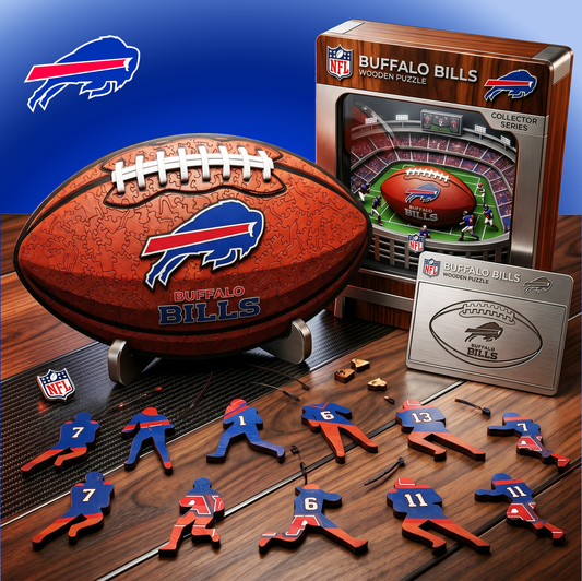 PREMIUM NFL X BB 3D Platinum Wooden Puzzle  Gift For Fan Limited Editions NDT VHM 030626