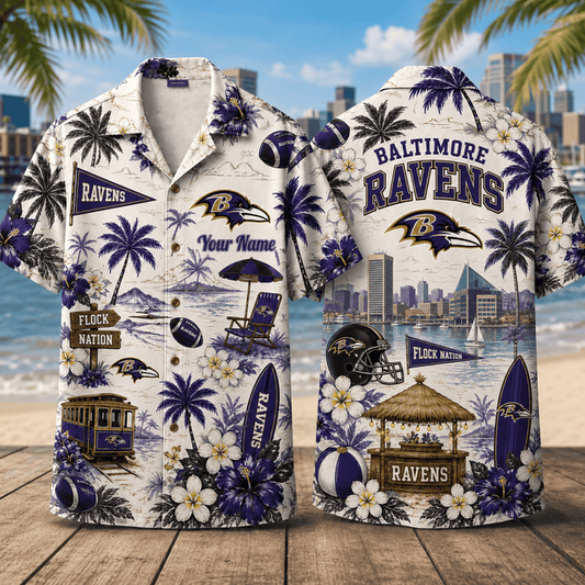 PREMIUM NFL X BR Personalized Hawaiian Shirt FOR SUMMER HOLIDAY 150626