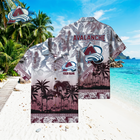 PREMIUM NHL X CA Floral With Parrots Hawaiian Shirt NDT VHM 060526