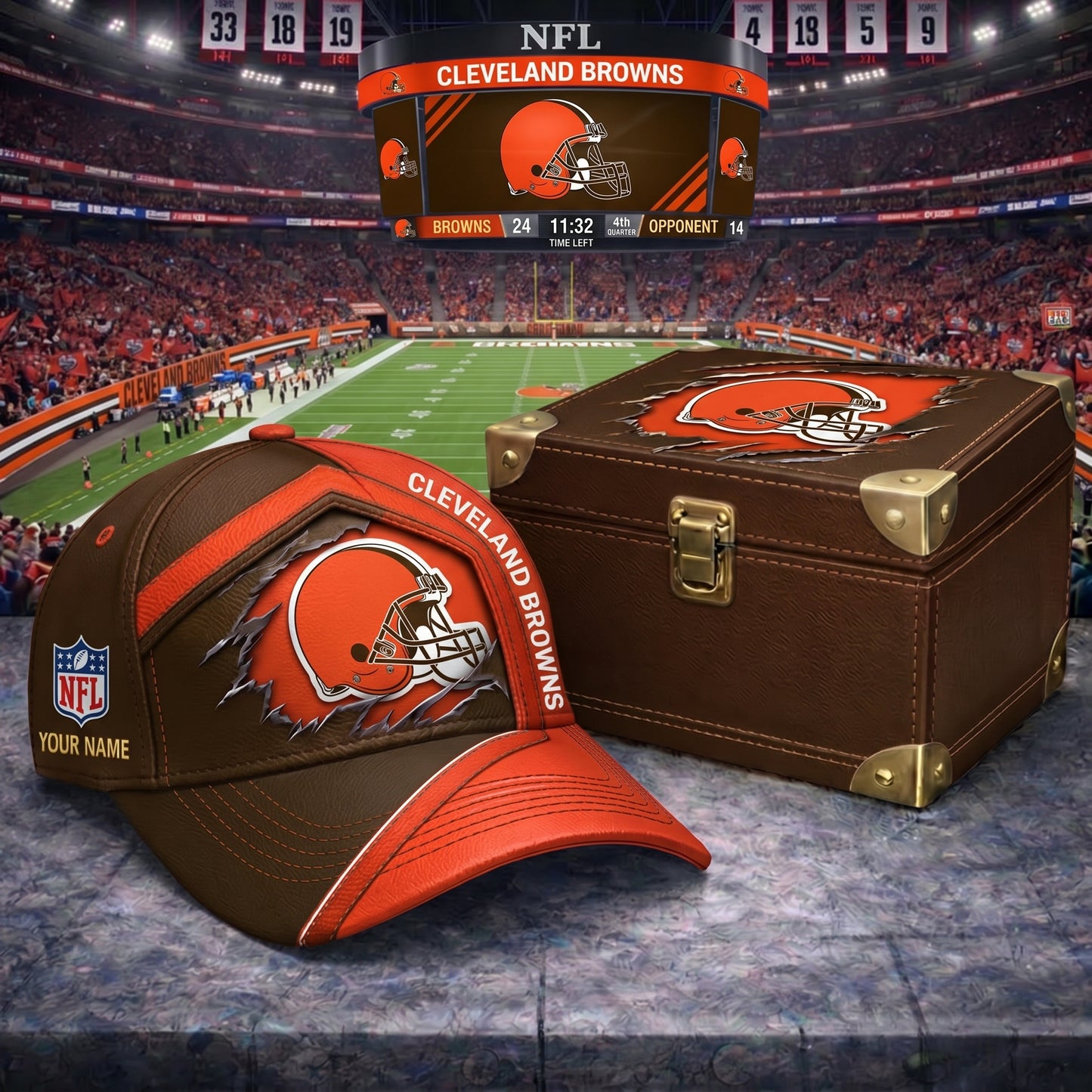 PREMIUM NFL X CB CRACK CUSTOME NAME HAT LIMITED EDITIONS NDT VHM 220426