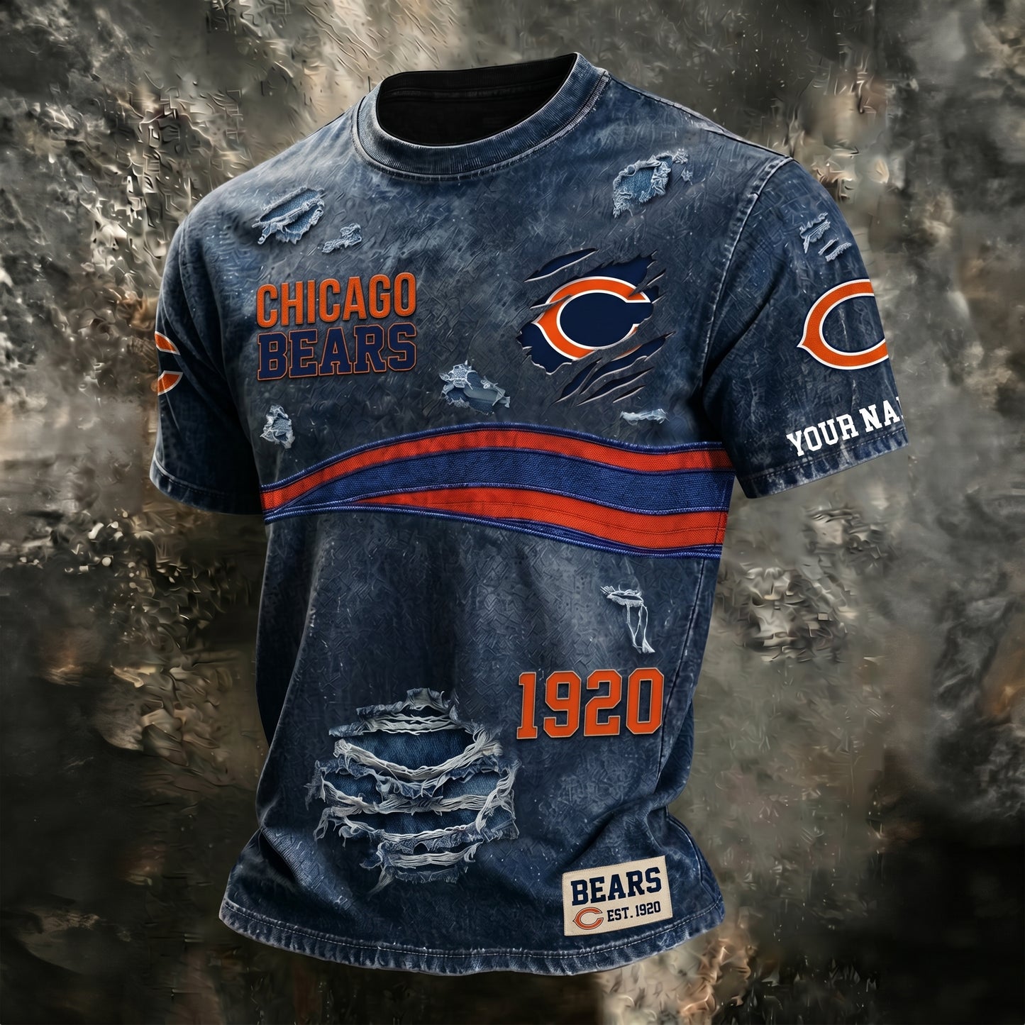 PREMIUM NFL X CB Streetwear & Edgy CUSTOME NAME SHIRT 120626