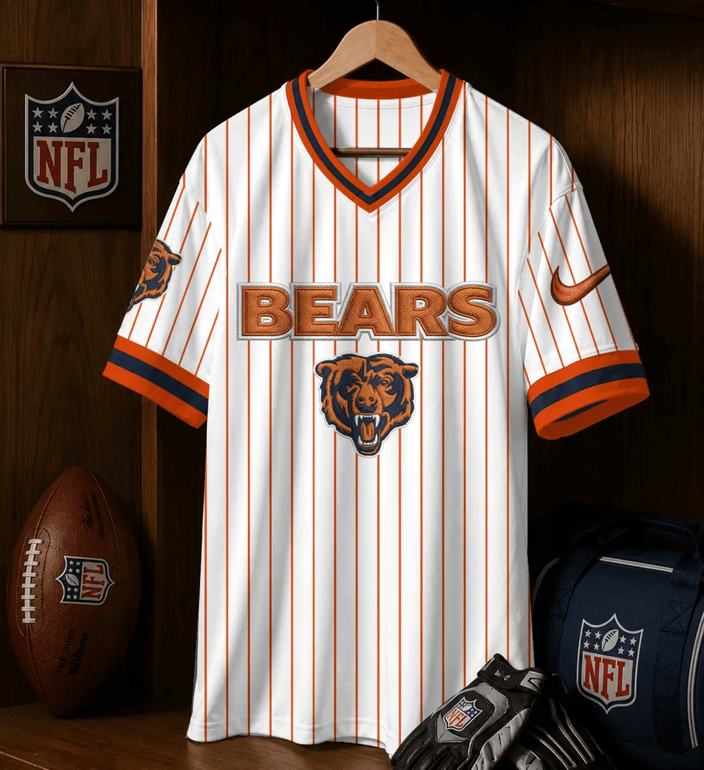 PREMIUM NFL X CHI CHARGER Casual Loose V neck Jersey NDT NHM 230526