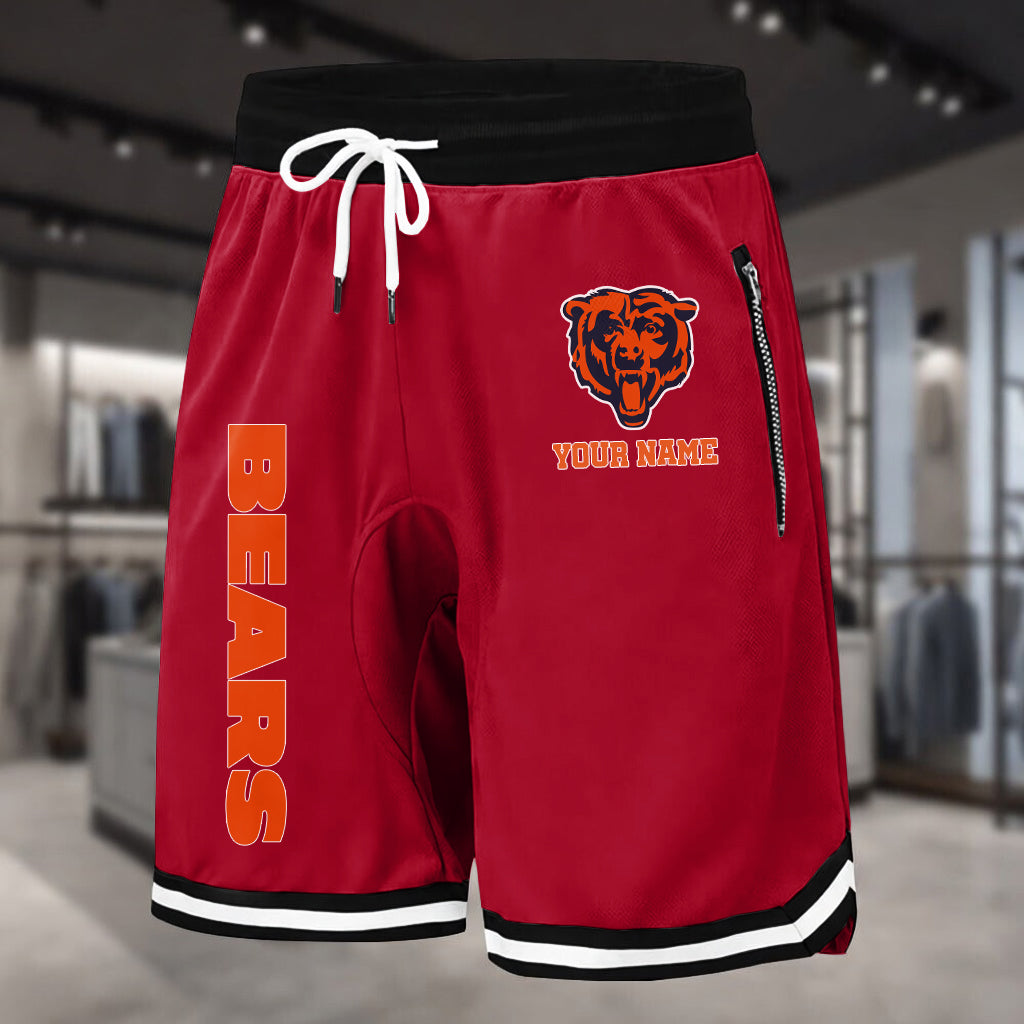 PREMIUM NFL X CHI Summer Fitness Breathable Basketball Shorts NDT LVH 230426