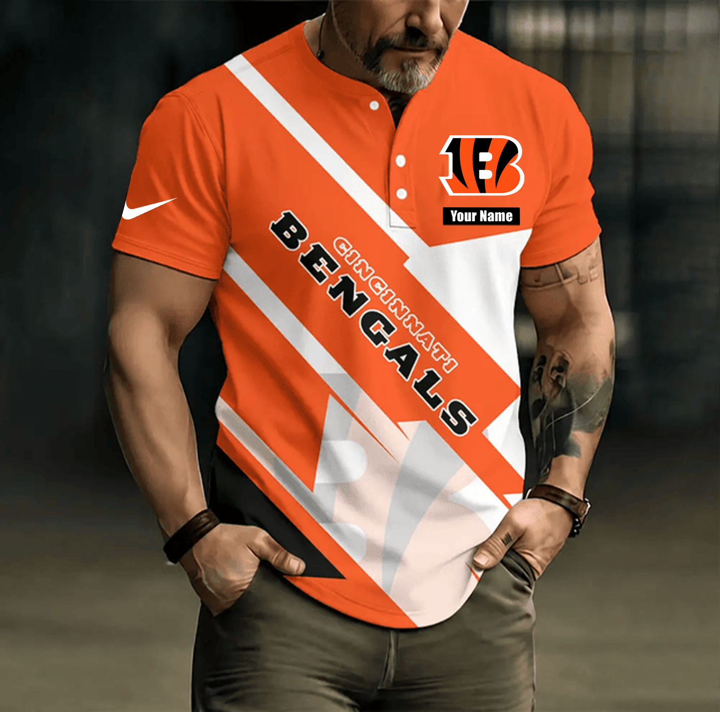 PREMIUM NFL X CIN Summer Jersey Short Sleeved NDT VHM 100626