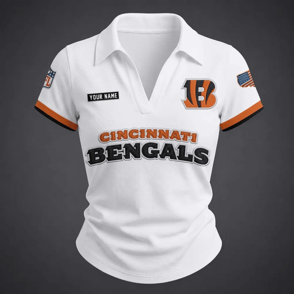 PREMIUM NFL X CIN Women’s Collared Shirt FOR SUMMER HOLIDAY NDT VHM 090626