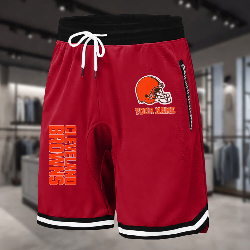 PREMIUM NFL X CLE Summer Fitness Breathable Basketball Shorts NDT LVH 60426