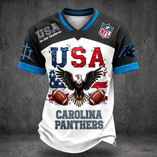 PREMIUM NFL X CP 250TH anniversary LUXURY V-Neck T- Shirt 130626