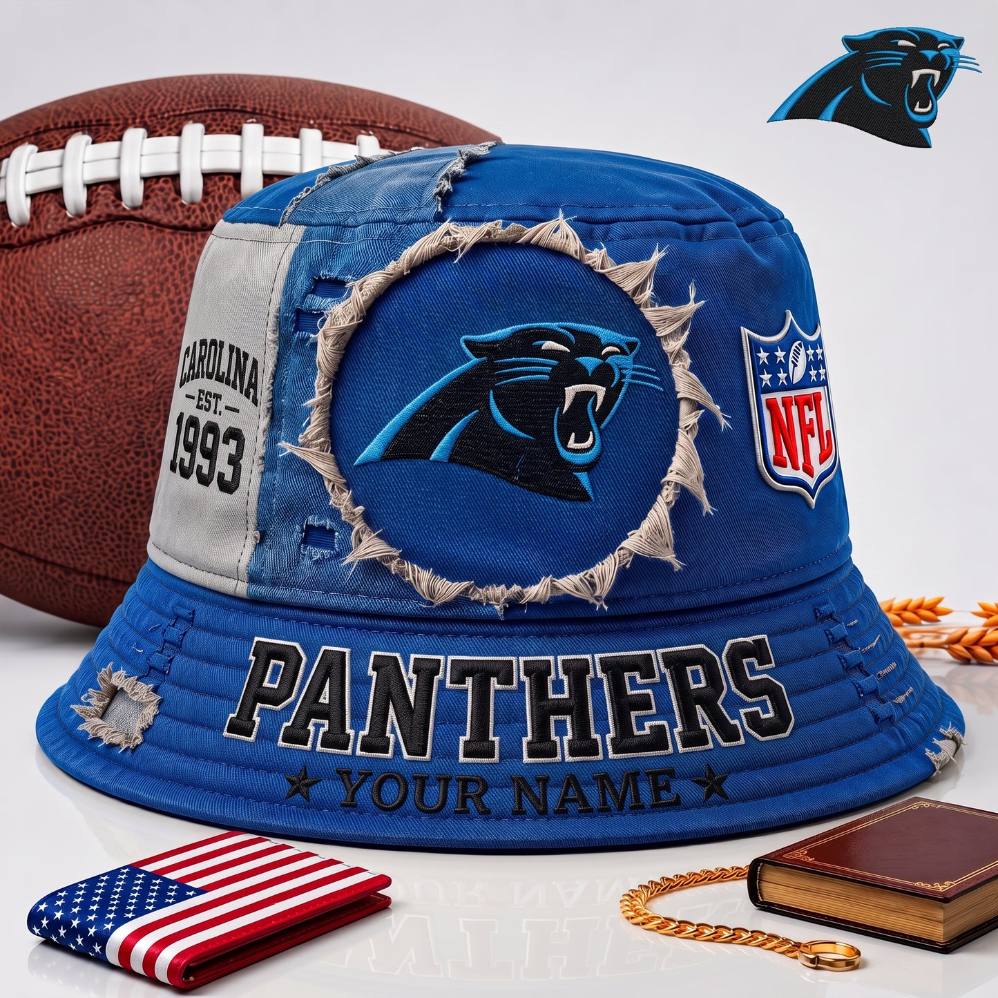 PREMIUM NFL  X CP EXCLUSIVE Torn Fabric Legacy Bucket Hat For New Season 290626.