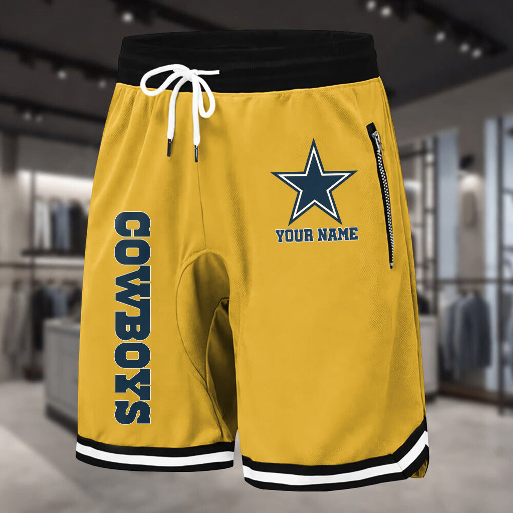 PREMIUM NFL X DAL Summer Fitness Breathable Basketball Shorts NDT LVH 60426