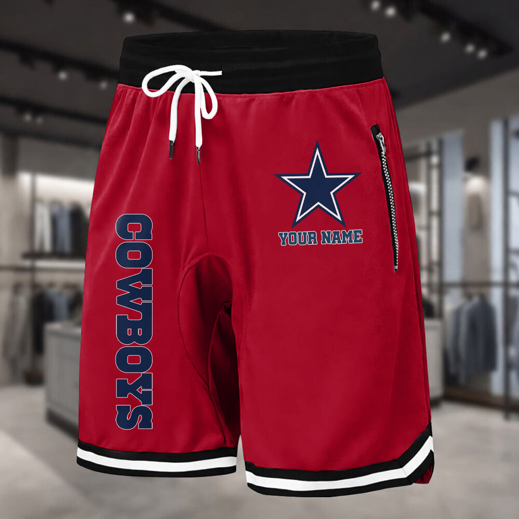 PREMIUM NFL X DAL Summer Fitness Breathable Basketball Shorts NDT LVH 60426