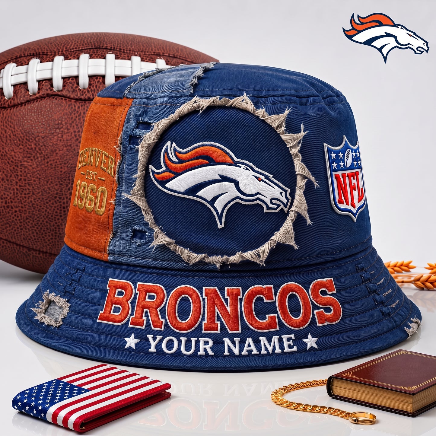 PREMIUM NFL  X DB EXCLUSIVE Torn Fabric Legacy Bucket Hat For New Season 290626.