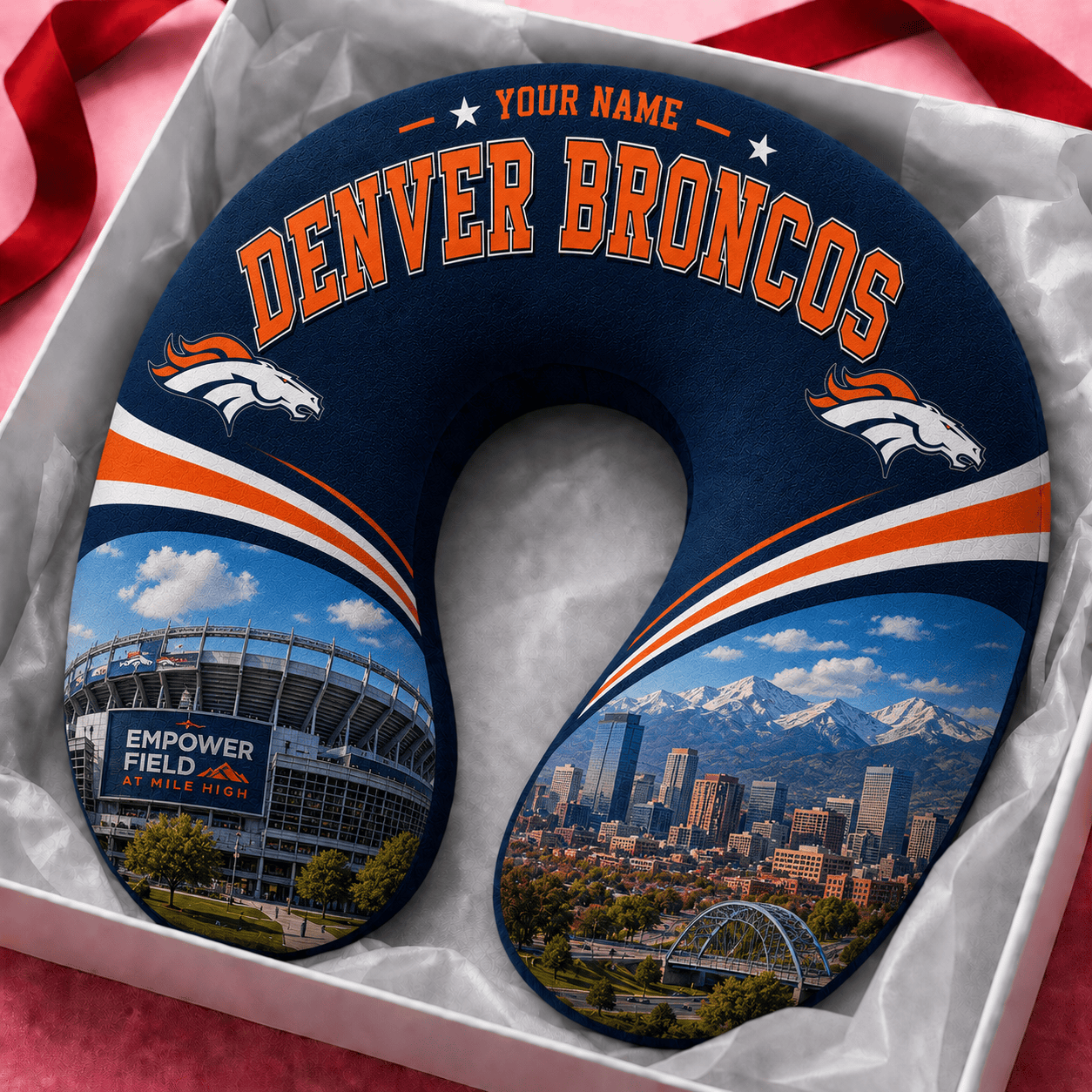 PREMIUM NFL  X DB Special New Neck Pillow Custom  Name  100626