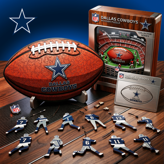 PREMIUM NFL X DC 3D Platinum Wooden Puzzle  Gift For Fan Limited Editions NDT VHM 030626