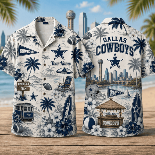 PREMIUM NFL X DC Personalized Hawaiian Shirt FOR SUMMER HOLIDAY 150626