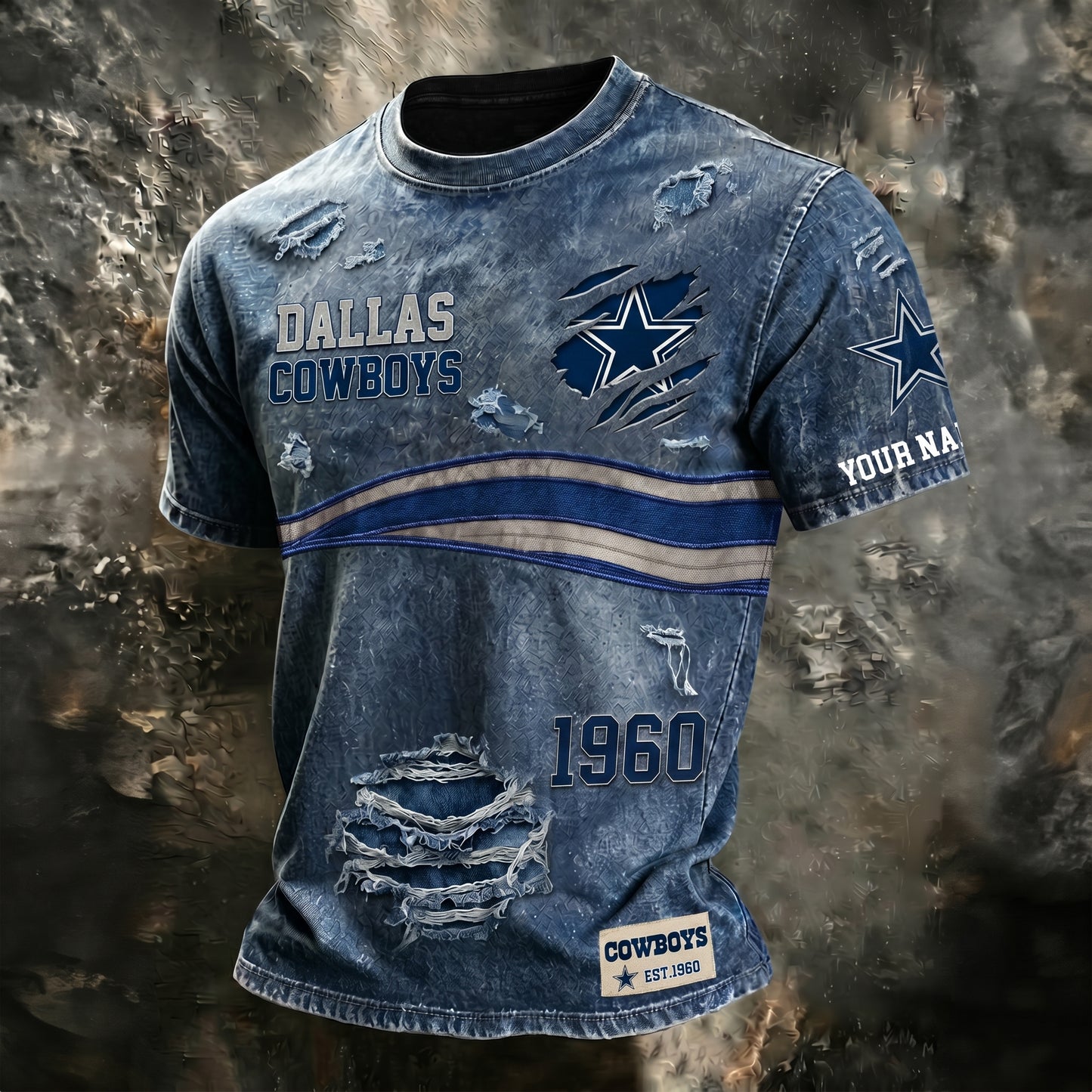PREMIUM NFL X DC Streetwear & Edgy CUSTOME NAME SHIRT 120626