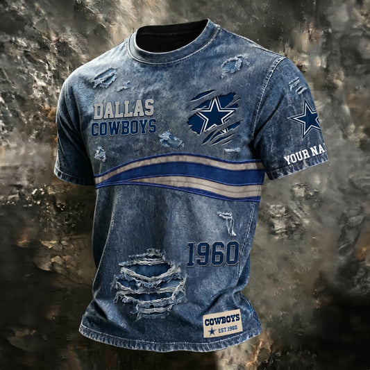PREMIUM NFL X DC Streetwear & Edgy CUSTOME NAME SHIRT 120626