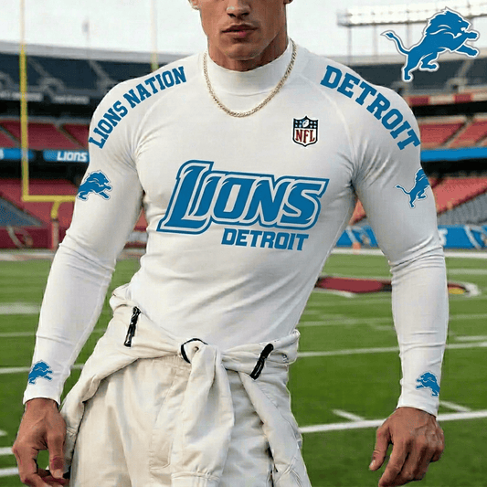 PREMIUM NFL X DET High Neck Long Sleeved Sports NDT LVH 280526