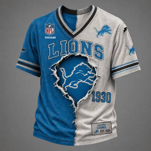 PREMIUM NFL X DL GAME DAY  V-Neck T Shirt FOR SUMMER HOLIDAY NDT VHM 050626