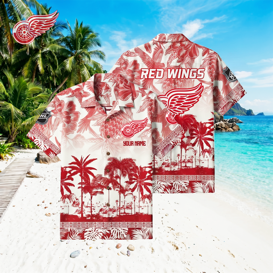 PREMIUM NHL X DRW Floral With Parrots Hawaiian Shirt NDT VHM 060526