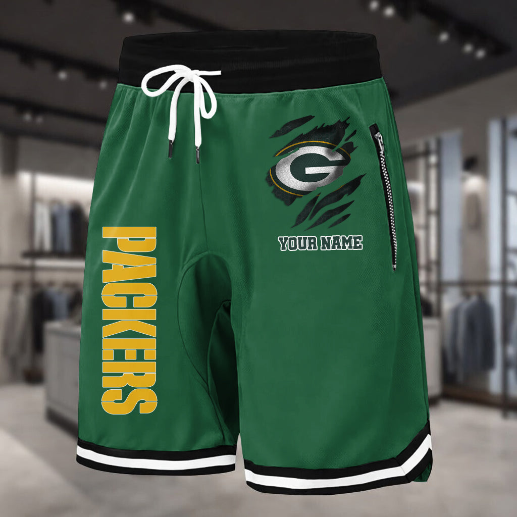 PREMIUM NFL X GB Summer Fitness Breathable Basketball Shorts v2 NDT LVH 230426