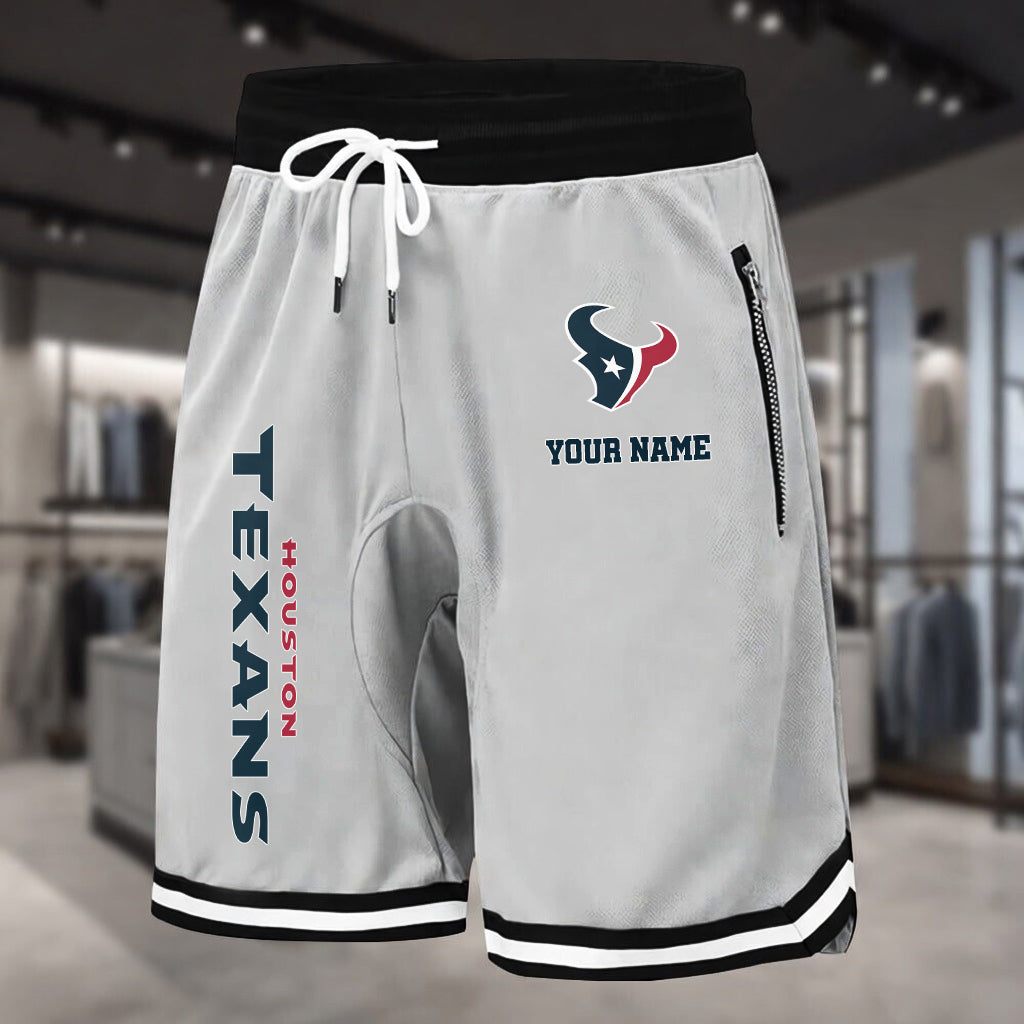 PREMIUM NFL X HOU Summer Fitness Breathable Basketball Shorts NDT LVH 60426