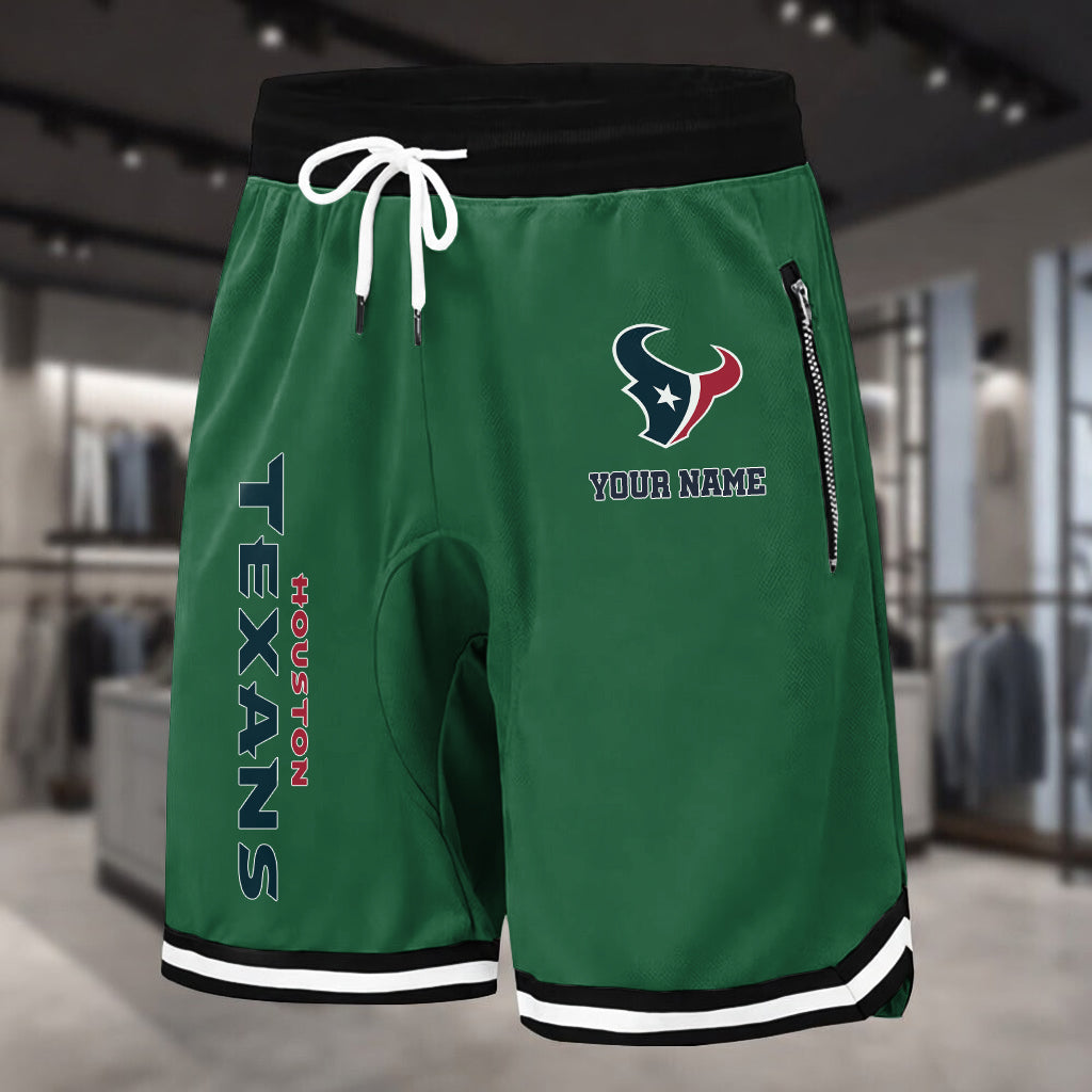 PREMIUM NFL X HOU Summer Fitness Breathable Basketball Shorts NDT LVH 230426