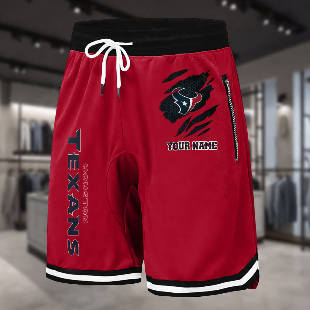 PREMIUM NFL X HOU Summer Fitness Breathable Basketball Shorts v2 NDT LVH 230426