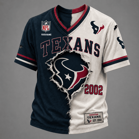 PREMIUM NFL X HT GAME DAY  V-Neck T Shirt FOR SUMMER HOLIDAY NDT VHM 050626