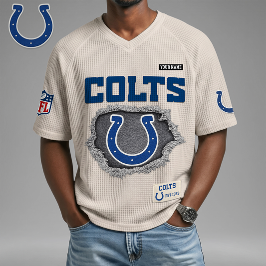 PREMIUM NFL X IC Game Day Waffle V-neck T-shirt 110626