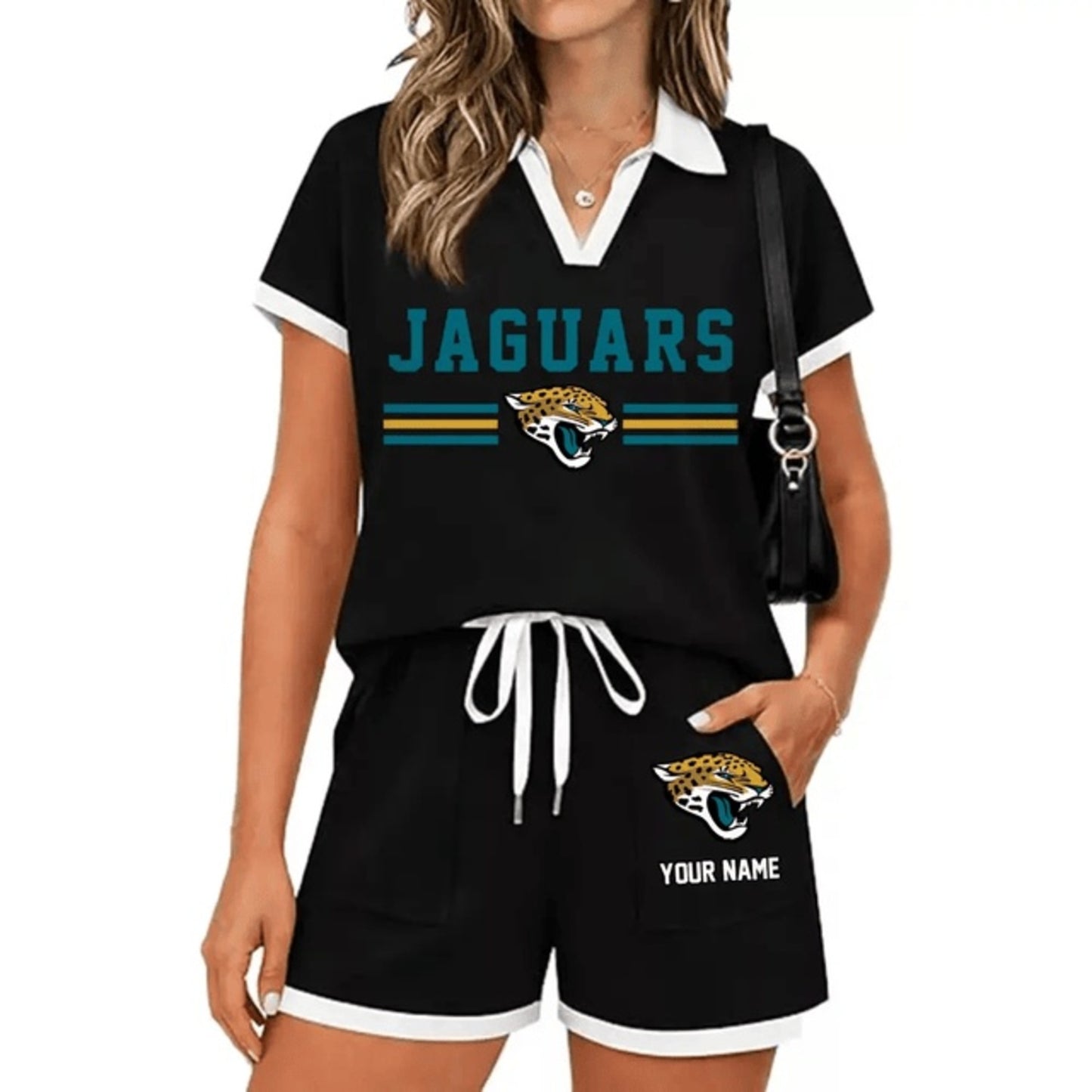 PREMIUM NFL X JAC Retro Athletic Contrast Polo Set FOR SUMMER HOLIDAY NDT NHM 100626