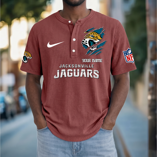 PREMIUM NFL  X  JJ Crew neck button Henry Shirt Limited Editions NDT VHM 230426