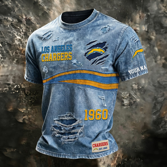 PREMIUM NFL X LAC Streetwear & Edgy CUSTOME NAME SHIRT 120626