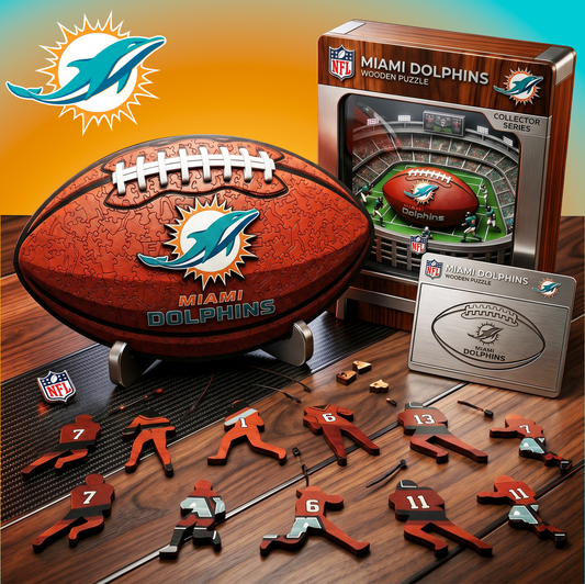 PREMIUM NFL X MD 3D Platinum Wooden Puzzle  Gift For Fan Limited Editions NDT VHM 030626