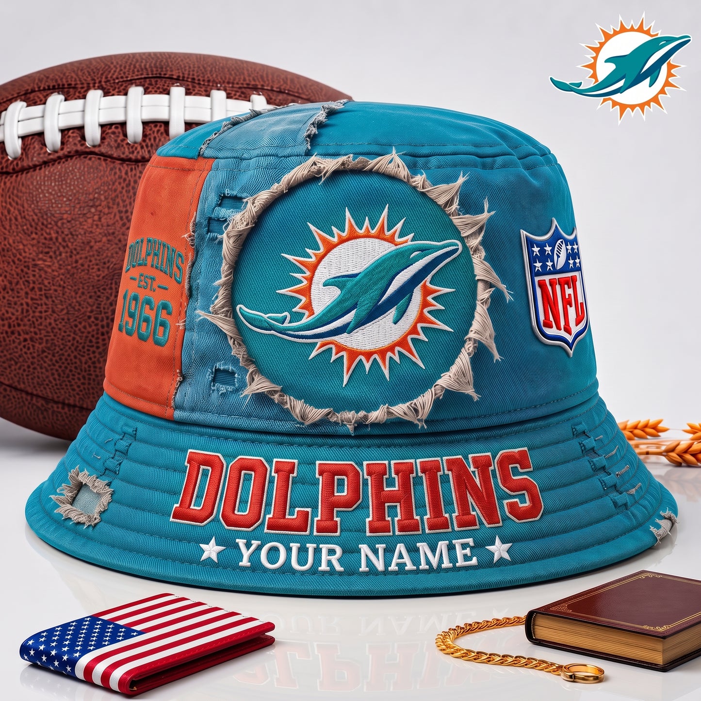 PREMIUM NFL  X MD EXCLUSIVE Torn Fabric Legacy Bucket Hat For New Season 290626.
