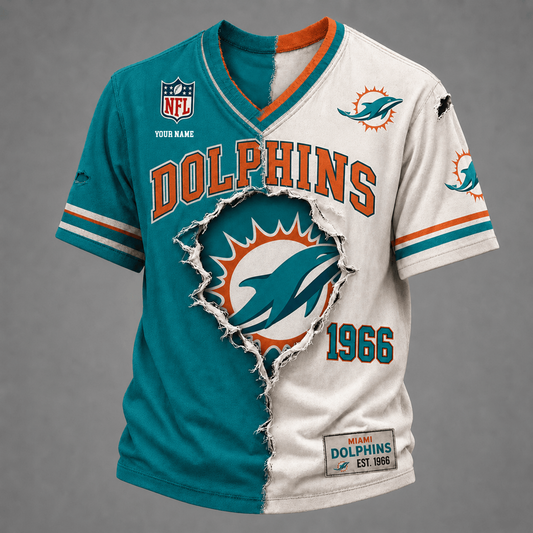 PREMIUM NFL X MD GAME DAY  V-Neck T Shirt FOR SUMMER HOLIDAY NDT VHM 050626